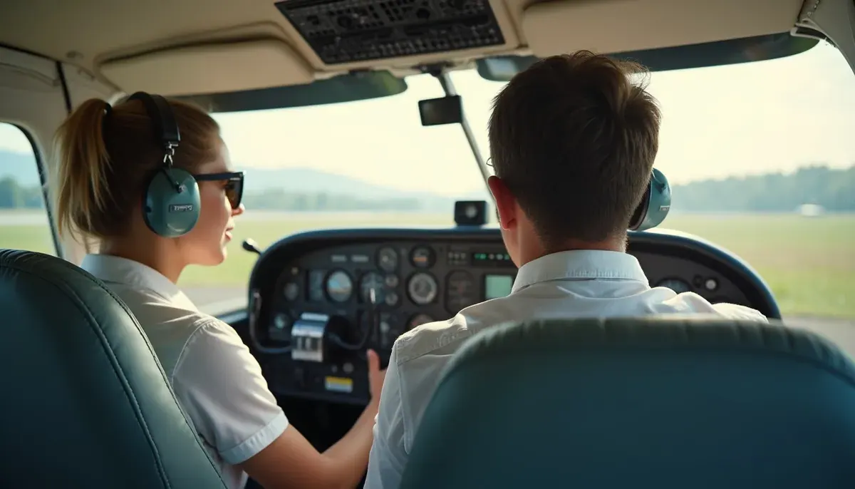 Avion léger sur le tarmac d un aéroclub français pour formation LAPL
