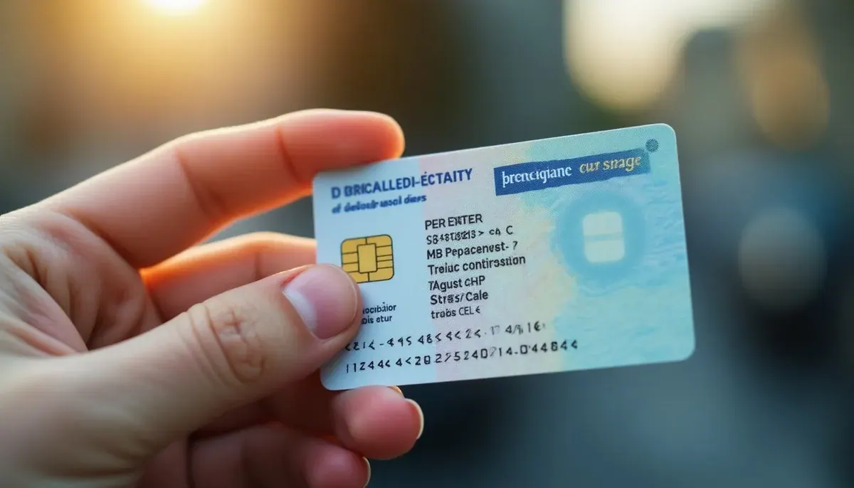 Permis de conduire biométrique français format carte de crédit avec puce électronique en 2026