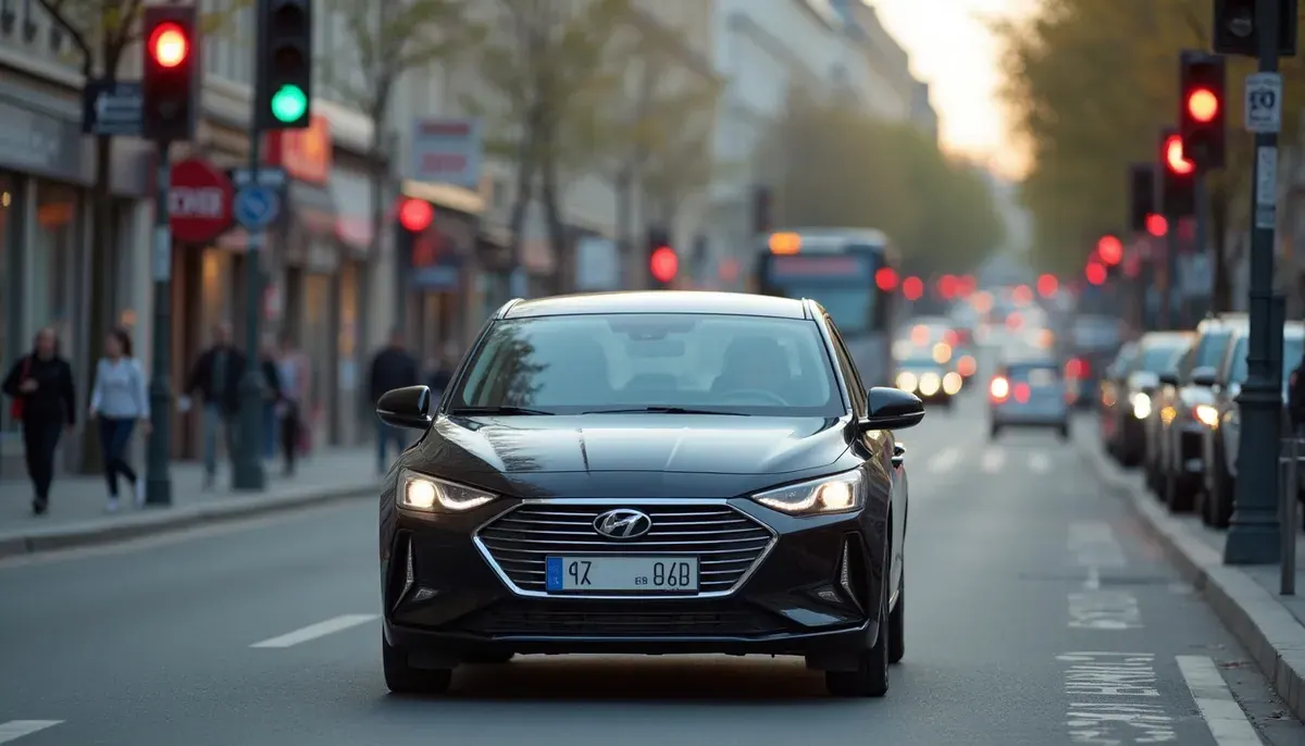 Levier de boîte automatique d'une voiture à Paris