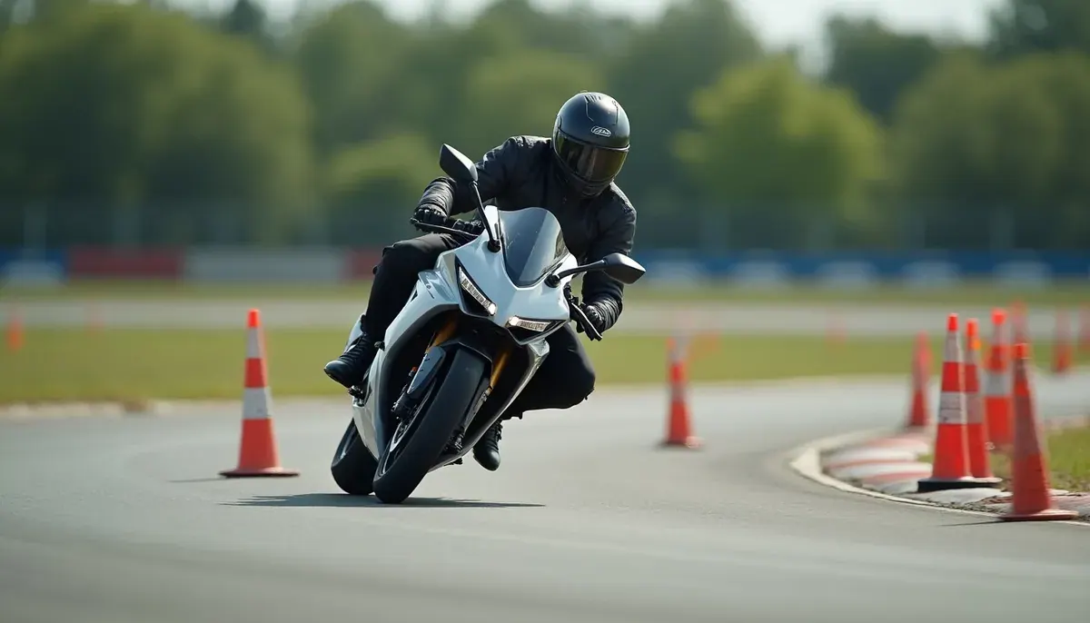 Candidat permis moto A2 sur plateau homologué avec moniteur en région parisienne