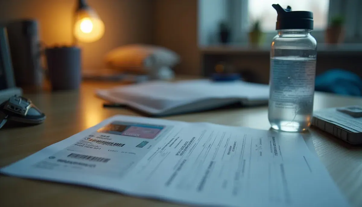 Candidate révisant la veille de l'examen permis