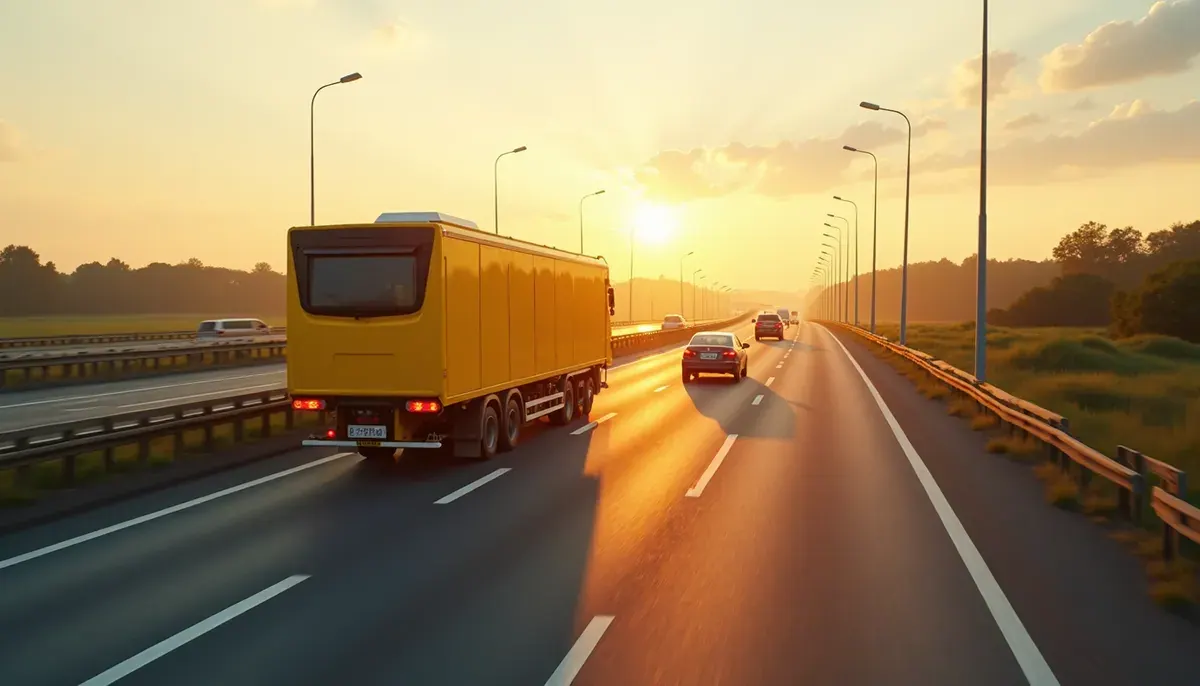 Radar tourelle sur portique autoroutier en France